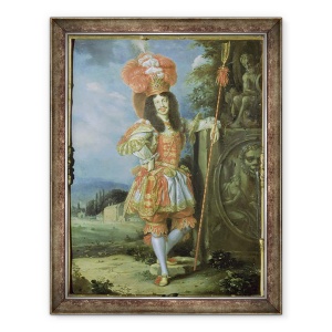 Tablou inramat - Thomas of Ypres - Leopold I 1640-1705, imparat Roman, in costum de teatru, imbracat in acis din La Galatea, o favola pe muzica lui Antonio Draghi, 70 x 90 cm