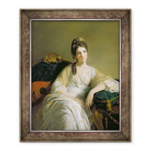 Tablou inramat - Tilly Kettle - Eleanor Francis Grant, de Arndilly, 50 x 60 cm