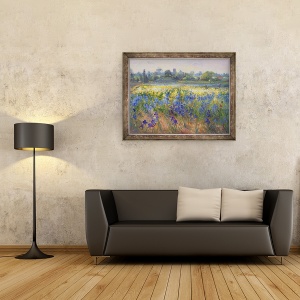 Tablou inramat - Timothy Easton - Blue Haze la Burgate, 60 x 80 cm - Img 2
