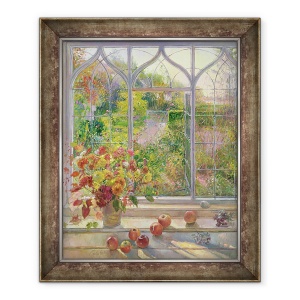 Tablou inramat - Timothy Easton - Ferestre de toamna, 70 x 85 cm