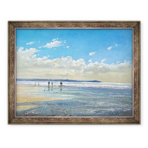 Tablou inramat - Timothy Easton - Paddling la margine, 70 x 90 cm