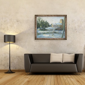 Tablou inramat - Timothy Easton - Sarntul inghetat, 60 x 80 cm - Img 2