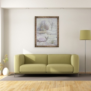 Tablou inramat - Timothy Easton - Ziua inghetata, 60 x 80 cm - Img 2