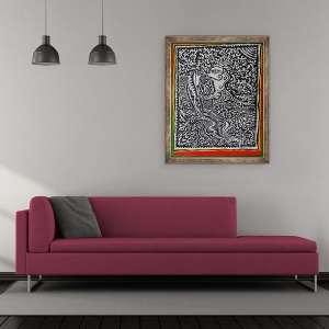 Tablou inramat - Timothy Nathan Joel - Spirit Genie, 2011, 50 x 60 cm - Img 2