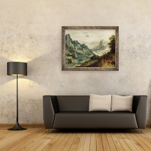 Tablou inramat - Tobias Verhaecht - Zborul in Egipt, 60 x 80 cm - Img 2