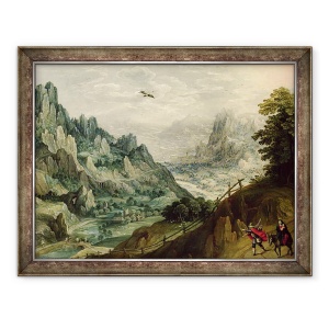 Tablou inramat - Tobias Verhaecht - Zborul in Egipt, 70 x 90 cm