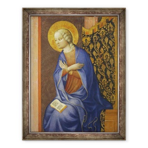 Tablou inramat - Tommaso Masolino da Panicale - Buna Vestire a Fecioarei, 60 x 80 cm