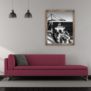 Tablou inramat - Tomoko FURUYA - Nava container, 50 x 60 cm - Img 2