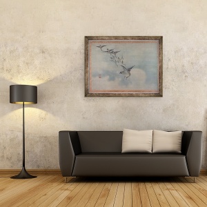 Tablou inramat - Tsubaki Chinzan - Rate zburatoare, 60 x 80 cm - Img 2