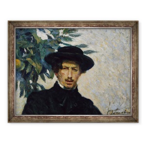 Tablou inramat - Umberto Boccioni - Autoportret I, 60 x 80 cm
