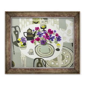 Tablou inramat - Vanessa Bowman - Interior cu Anemone, 50 x 60 cm