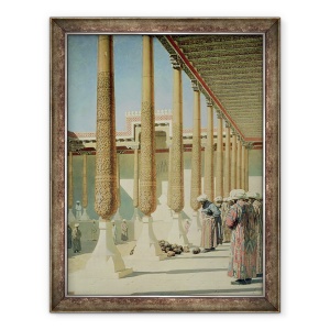 Tablou inramat - Vasili Vasilievich Vereshchagin - Afisarea trofeelor, 60 x 80 cm