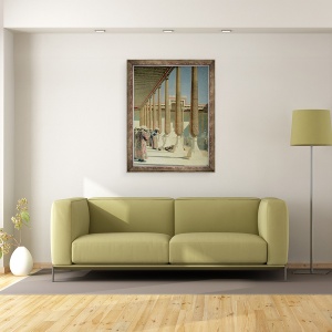 Tablou inramat - Vasili Vasilievich Vereshchagin - Afisarea trofeelor, 60 x 80 cm - Img 2