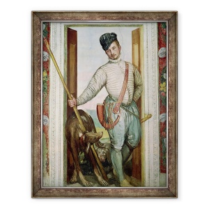 Tablou inramat - Veronese - Costum Auto Portret in Vanatoare, 60 x 80 cm