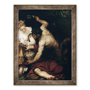 Tablou inramat - Veronese - Tentatia Sfantului Anton, 60 x 80 cm