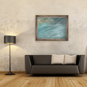 Tablou inramat - Vincent Alexander Booth - Furtuna in adancul oceanului, 2017, 60 x 80 cm - Img 2
