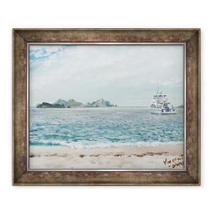 Tablou inramat - Vincent Alexander Booth - Insulele Whitsunday Australia, 1998, 50 x 60 cm