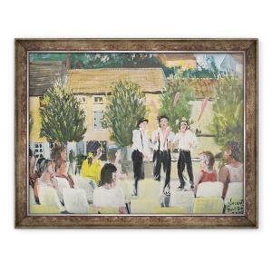 Tablou inramat - Vincent Alexander Booth - Italien Performers, Laignes, Franta. 2006, 70 x 90 cm