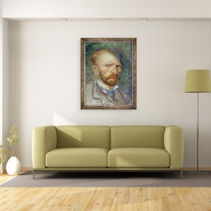 Tablou inramat - Vincent van Gogh - Autoportret IV, 60 x 80 cm - Img 2
