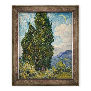 Tablou inramat - Vincent van Gogh - Chiparosi I, 50 x 60 cm