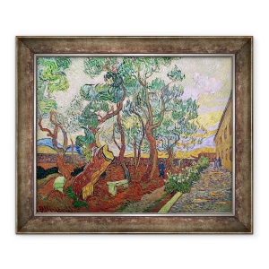 Tablou inramat - Vincent van Gogh - Gradina Spitalului Sf. Paul din St. Remy, 50 x 60 cm