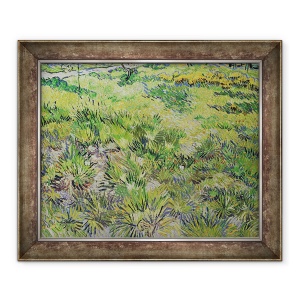 Tablou inramat - Vincent van Gogh - Iarba lunga cu fluturi, 70 x 85 cm