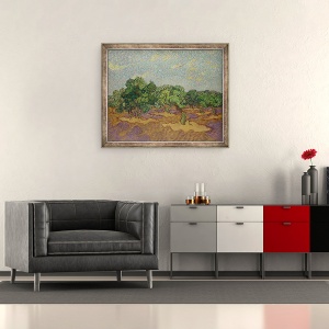 Tablou inramat - Vincent van Gogh - Maslini II, 50 x 60 cm - Img 2