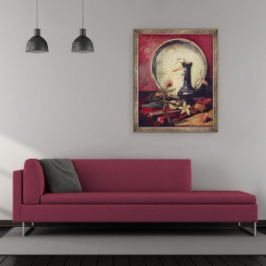 Tablou inramat - Vincent van Gogh - Natura moarta cu flori, 50 x 60 cm - Img 2
