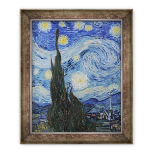 Tablou inramat - Vincent van Gogh - Noaptea instelata I, 50 x 60 cm