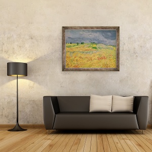Tablou inramat - Vincent van Gogh - Plain la Auvers, 60 x 80 cm - Img 2