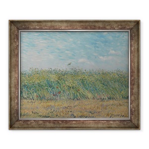 Tablou inramat - Vincent van Gogh - Wheatfield cu Partridge, 70 x 85 cm
