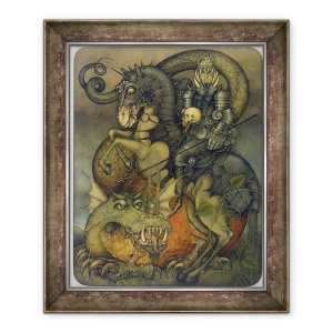 Tablou inramat - Wayne Anderson - Eroul mitic, 50 x 60 cm