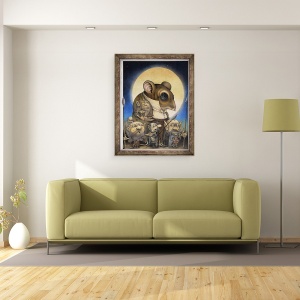 Tablou inramat - Wayne Anderson - Luna a crescut, 60 x 80 cm - Img 2