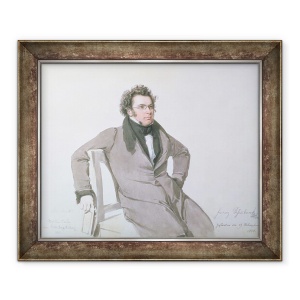 Tablou inramat - Wilhelm August Rieder - Franz Schubert 1797-1828, 50 x 60 cm