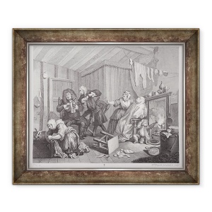 Tablou inramat - William Hogarth - Progresul unei prostituate, Placa V, 50 x 60 cm