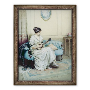Tablou inramat - William Kay Blacklock - Interludiu muzical, 60 x 80 cm