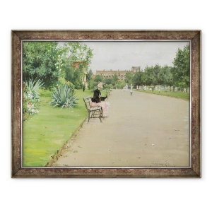 Tablou inramat - William Merritt Chase - Parcul Orasului, 70 x 90 cm