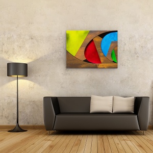 Tablou canvas - A.F.A.S., Forme, Abstract, Rugina, Geometrie, 75 x 100 cm - Img 2