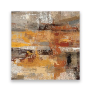 Tablou Canvas - Abstract, Galben-Portocaliu, 60 x 60 cm - Img 1