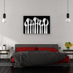Tablou canvas - Abstract: Padure, Abstract, Linguri, Padure, Plastic, 80 x 120 cm - Img 3