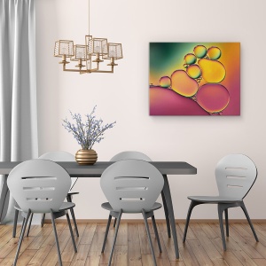 Tablou canvas - Acrobati, Culoare, Culoare, Colorat, Colorat, Culori, 60 x 75 cm - Img 4
