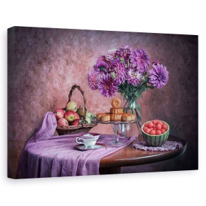 Tablou canvas - Adunare, Natura moarta, Festival, Familie, Reuniune, 80 x 120 cm