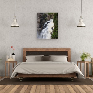 Tablou canvas - Alpinism, Cascada, Alpinist, Ascensiune, 60 x 75 cm - Img 3