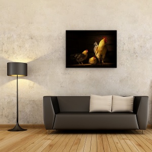 Tablou canvas - Animale De La Ferma, Pasari, Norvegia, Natura, 50 x 70 cm - Img 2