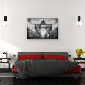 Tablou canvas - Arcuri, Munchen, Pictor, 80 x 120 cm - Img 3