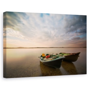 Tablou canvas - Barci, Peisaj, Calm, Linistit, Senina, 40 x 60 cm