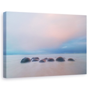 Tablou canvas - Bolovani Moeraki, Culori Pastelate, 60 x 90 cm