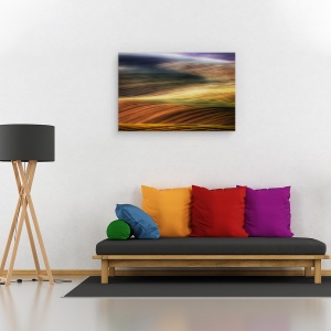 Tablou canvas - Campuri de Toamna, Moravia, Toamna, Campuri, Soare, Infrangere, Camp, 80 x 120 cm - Img 2