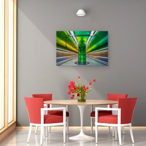 Tablou canvas - Canditz, Subteran, Arhitectura, Oras, Punct, Perspectiva, 80 x 120 cm - Img 4