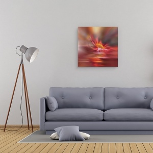 Tablou canvas - Cantecul Sufletului Meu, Perla, Cadere, Bijuterie, Picatura, Apa, Floare, 60 x 60 cm - Img 2
